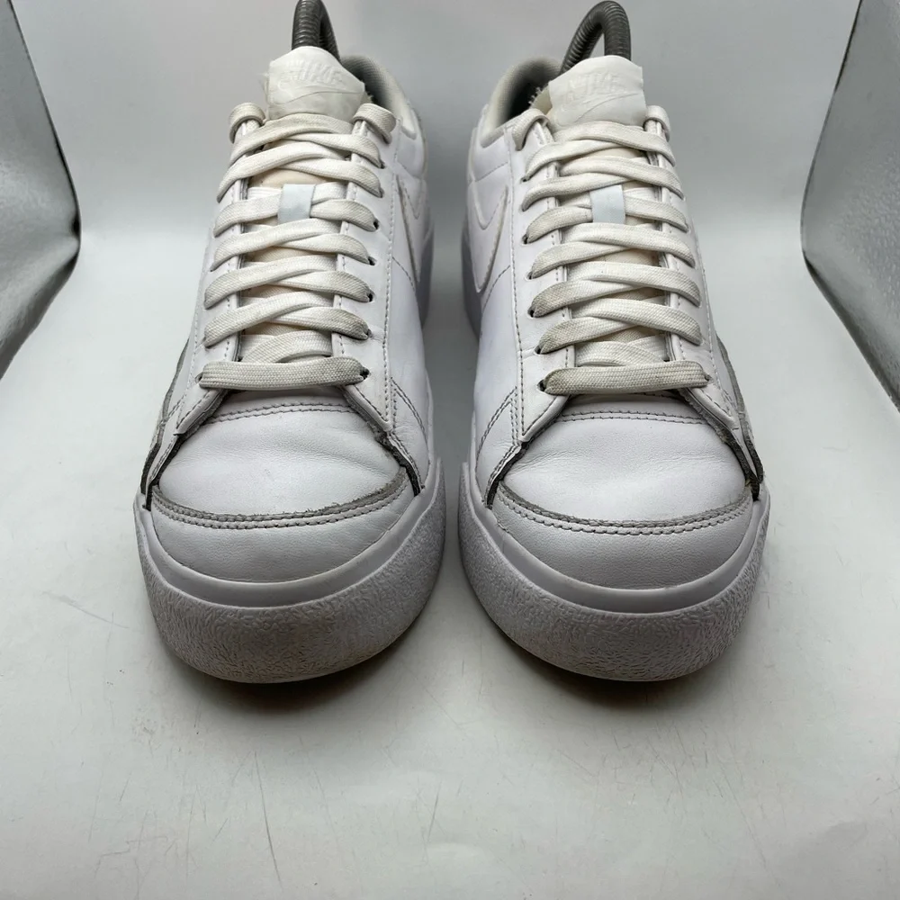 Nike Blazer platform low white womens sneakers size 7.5